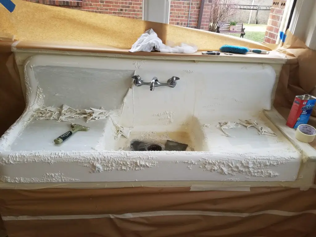 Fireplace tile refinishing before and after